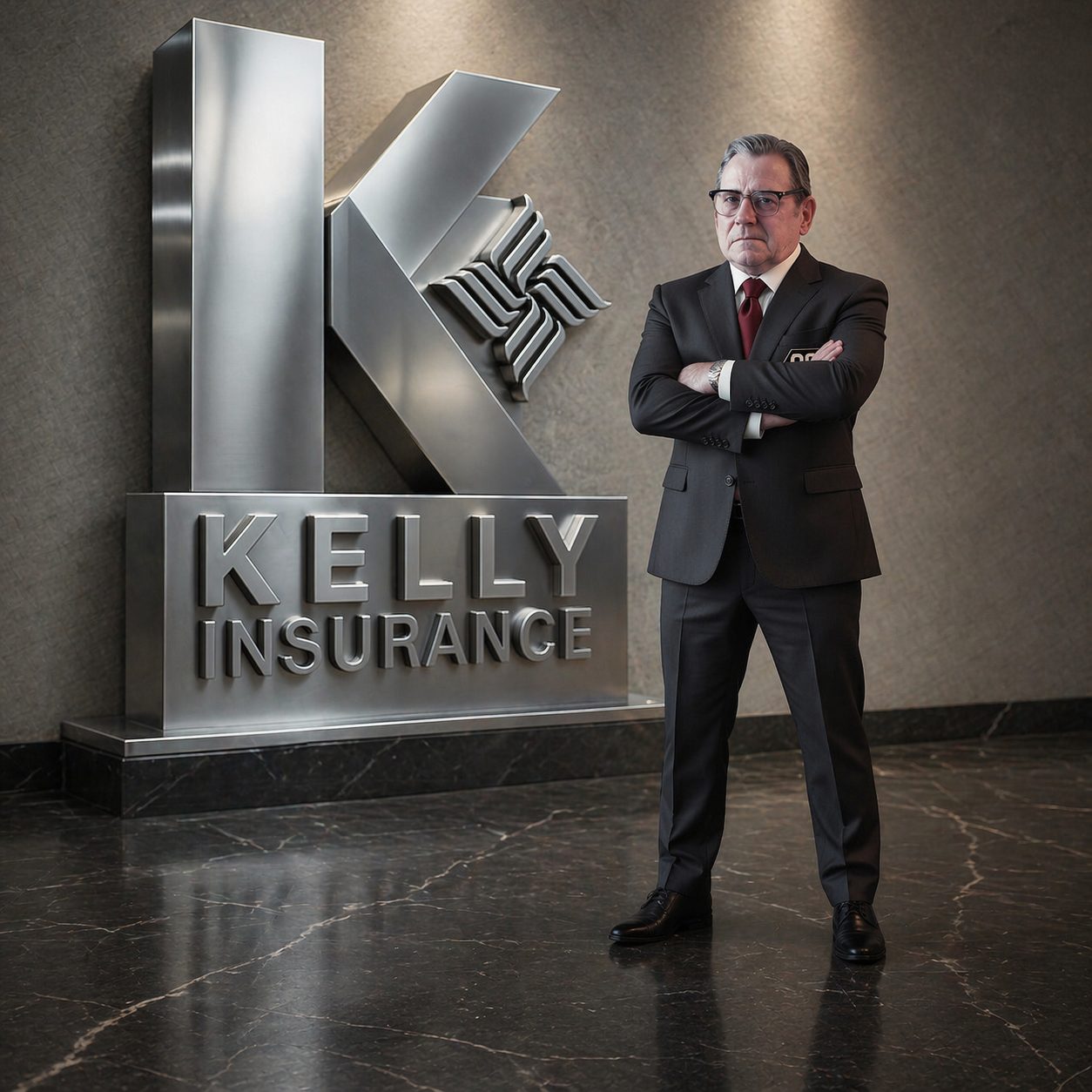 Portrait of Franklin B. Kelly (Frank Kelly), founder of the Franklin B. Kelly Insurance Agency in Millvale, Pennsylvania — the first Kelly family member to run the agency that would become Kelly Insurance Group.