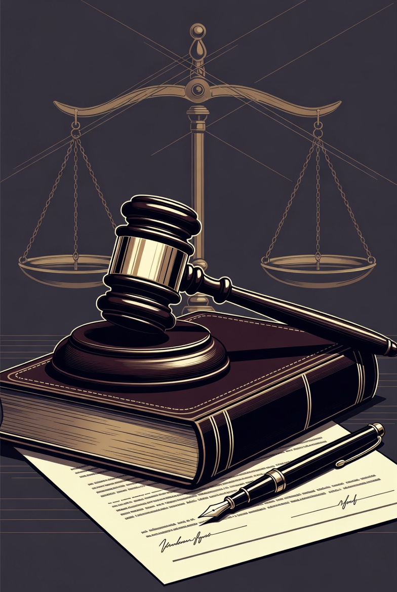 Attorney malpractice gavel law tome contract