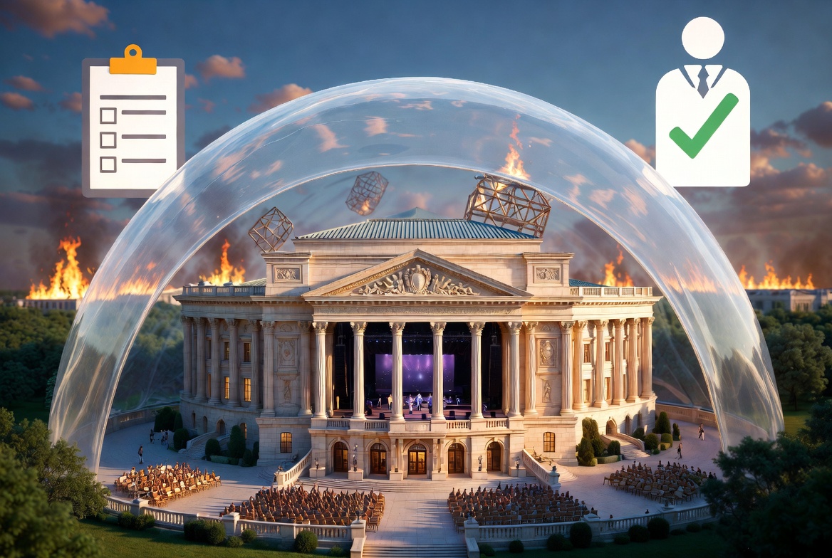 Entertainment venue, theater, and arena protected by KIG insurance — coverage for venues, theaters, arenas, and event spaces