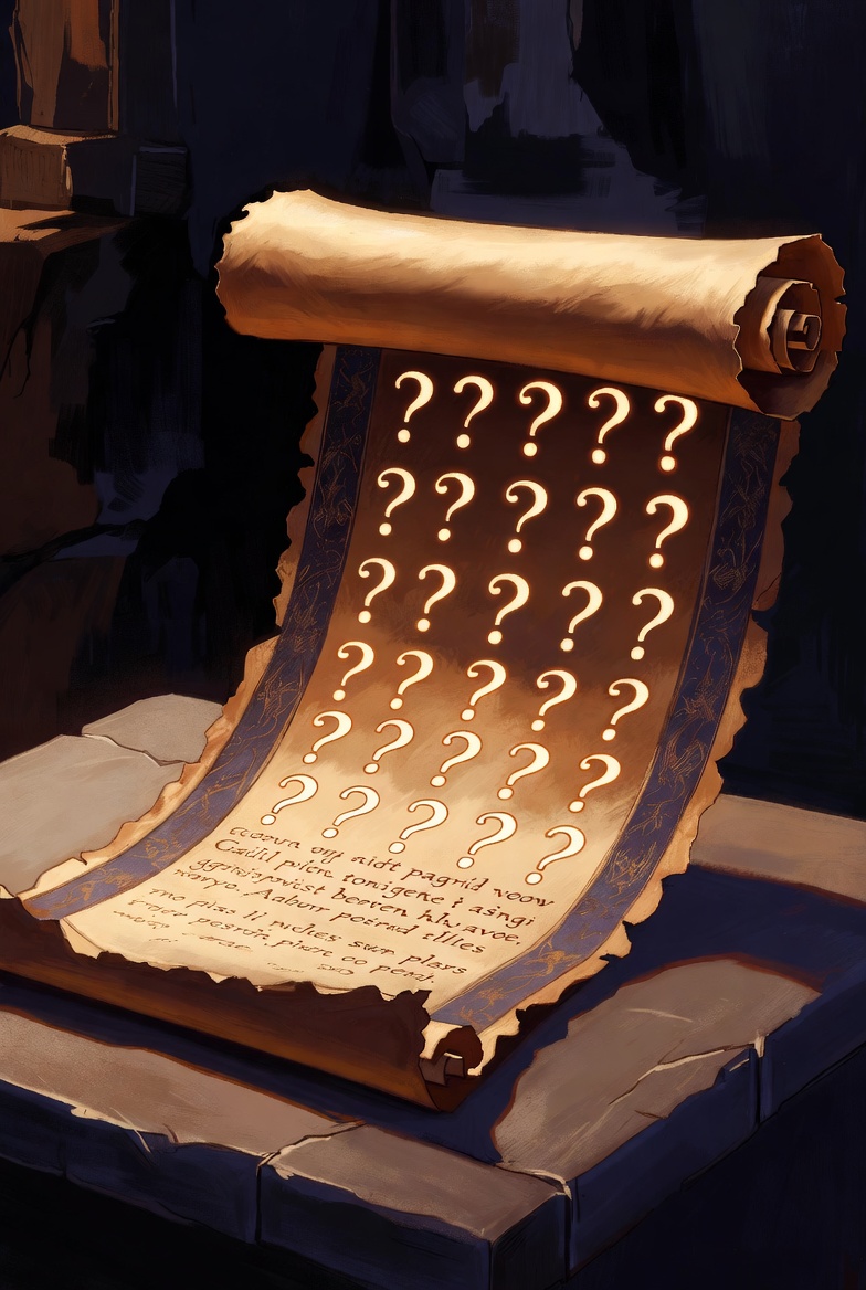 E&O FAQs ancient scroll