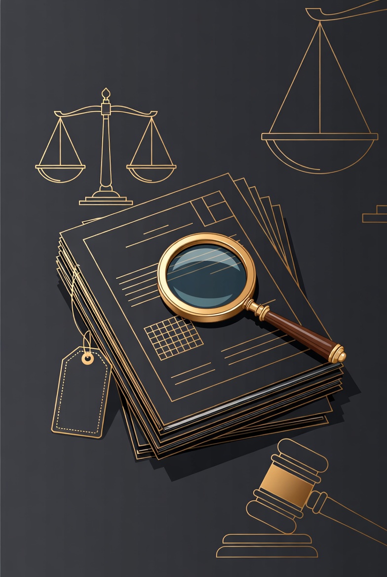 Expert witness forensic consultant E&O case files magnifying glass