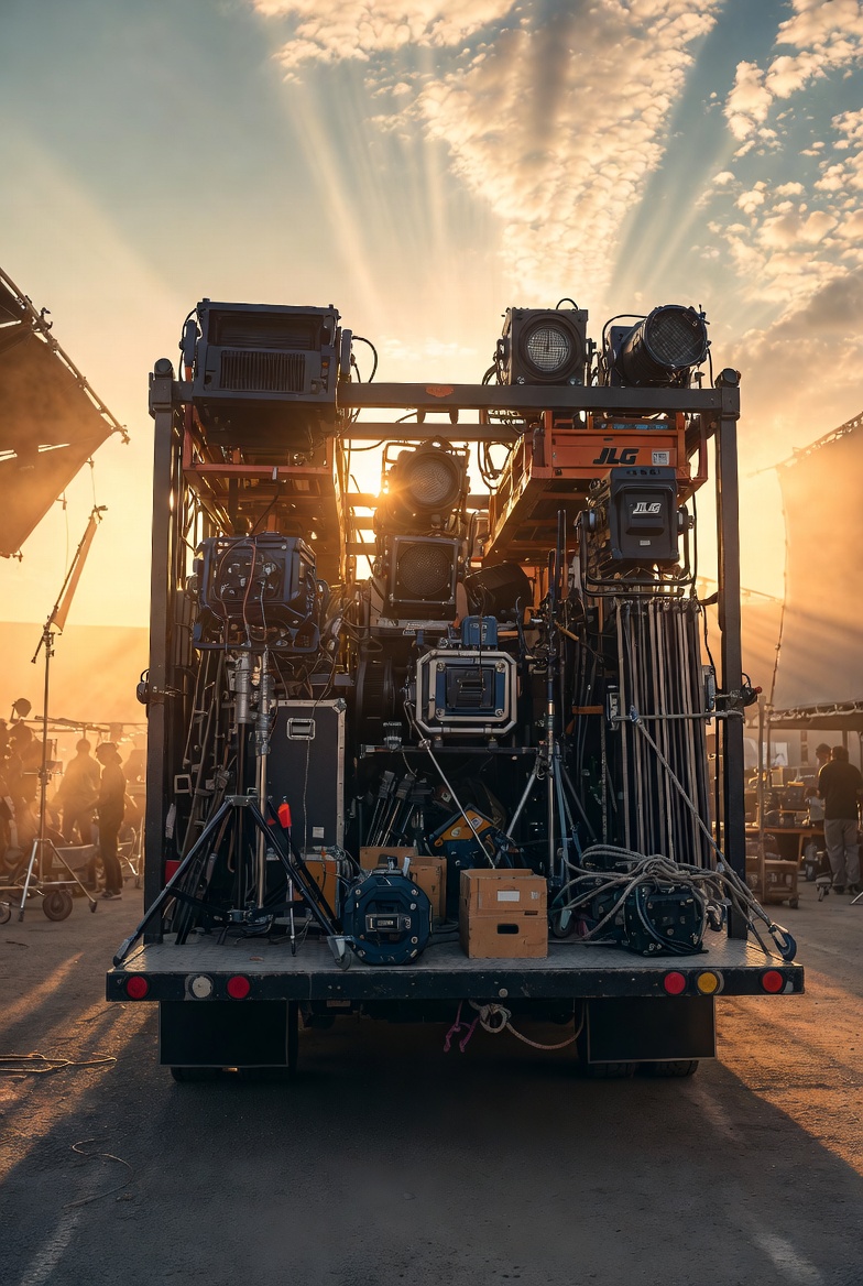 FILM EQUIPMENT INSURANCE GRIP TRUCK ON SET