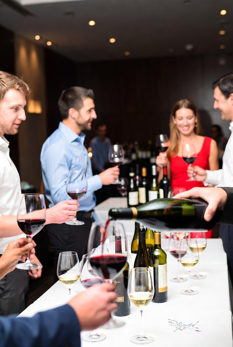 Wine service at event for catering and bartenders liability page
