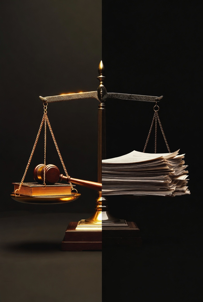 Professional liability vs E&O insurance balanced scale