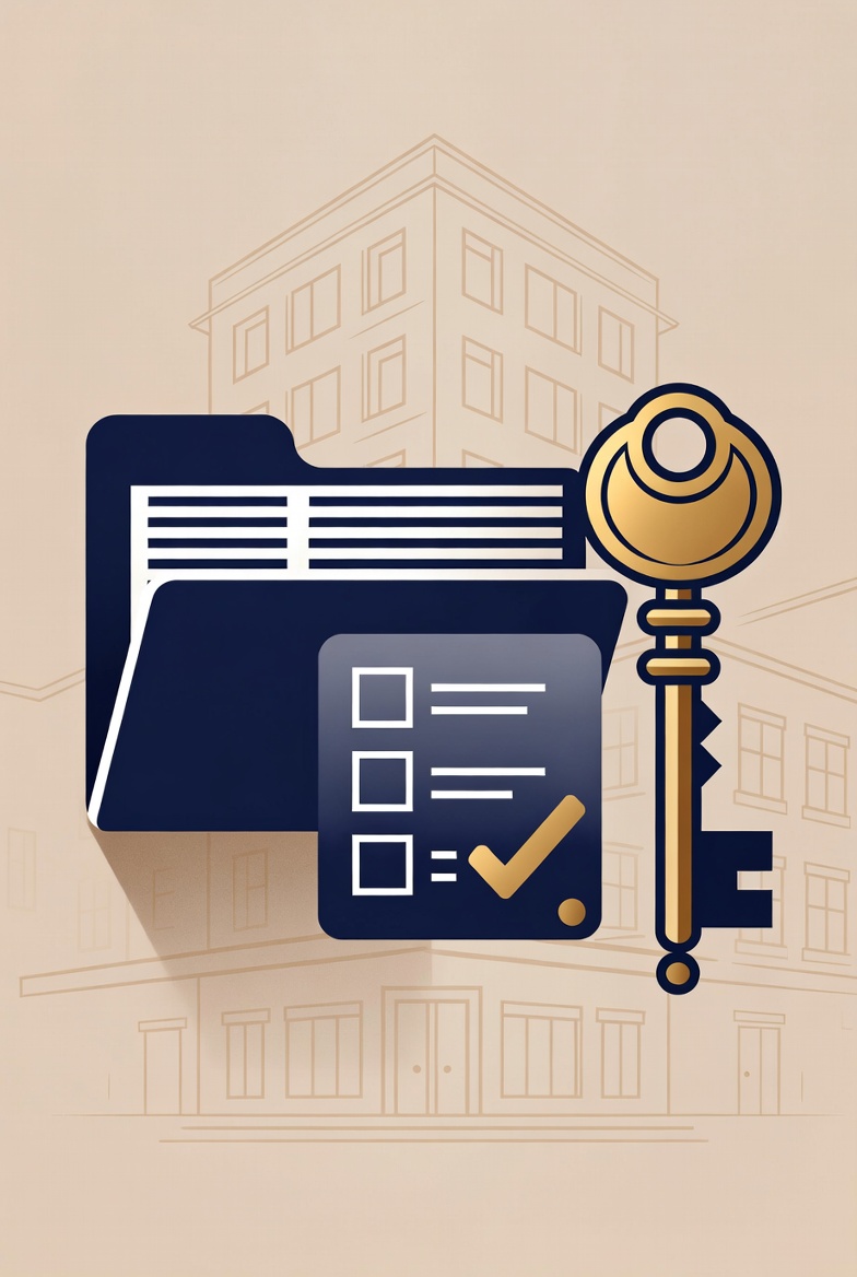 Property manager E&O building folder and key