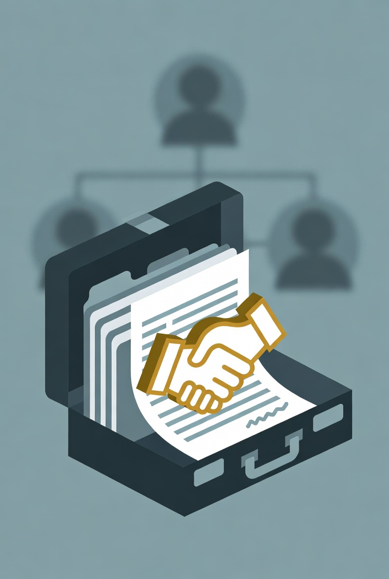 Staffing agency E&O insurance briefcase and offer letters