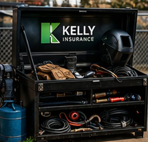 Welding tools and equipment secured for inland marine and independent welder insurance coverage