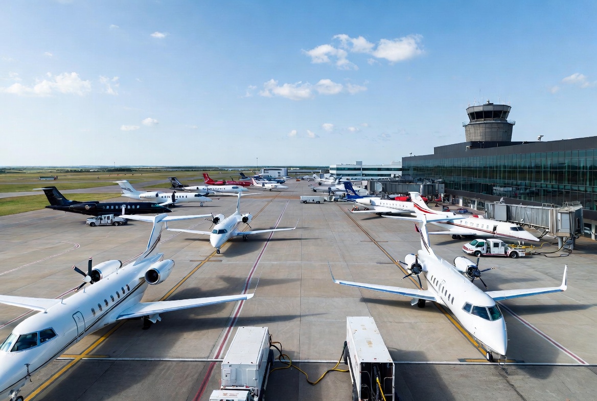 Corporate aviation FBO ramp private jet terminal operations insurance