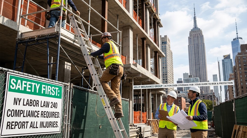 Construction site action over risk management for contractor liability insurance coverage