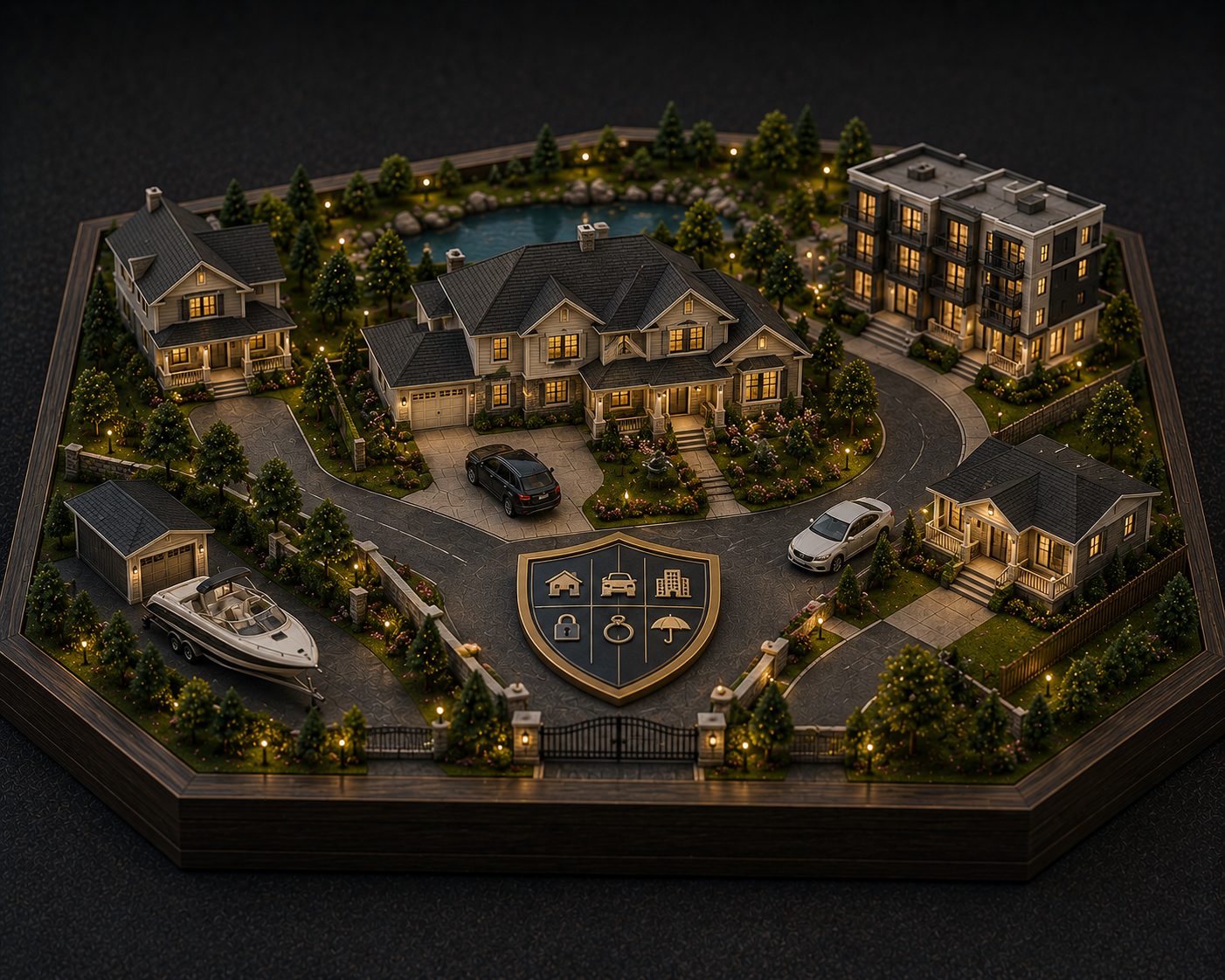 Estate and lifestyle multi-state portfolio — private client insurance coordination