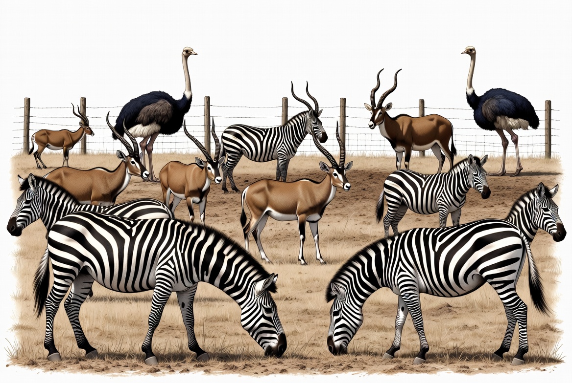Exotic and game farm insurance rare animal breeding facility with enclosures, animal care, public access, and farm property risk