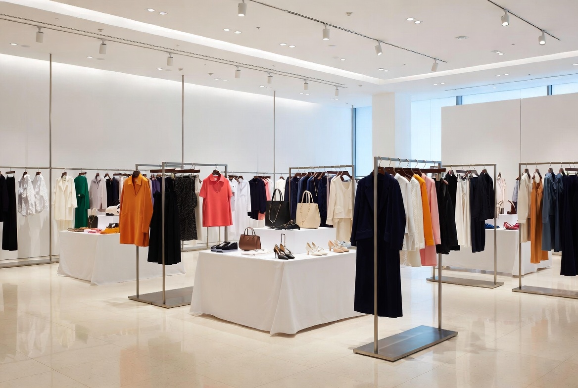 Fashion showroom insurance for apparel display and wholesale buyer appointment space with garments, sample racks, and showroom operations