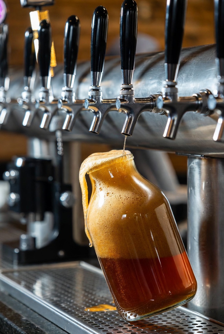 Tap fill counter for growler fill station insurance