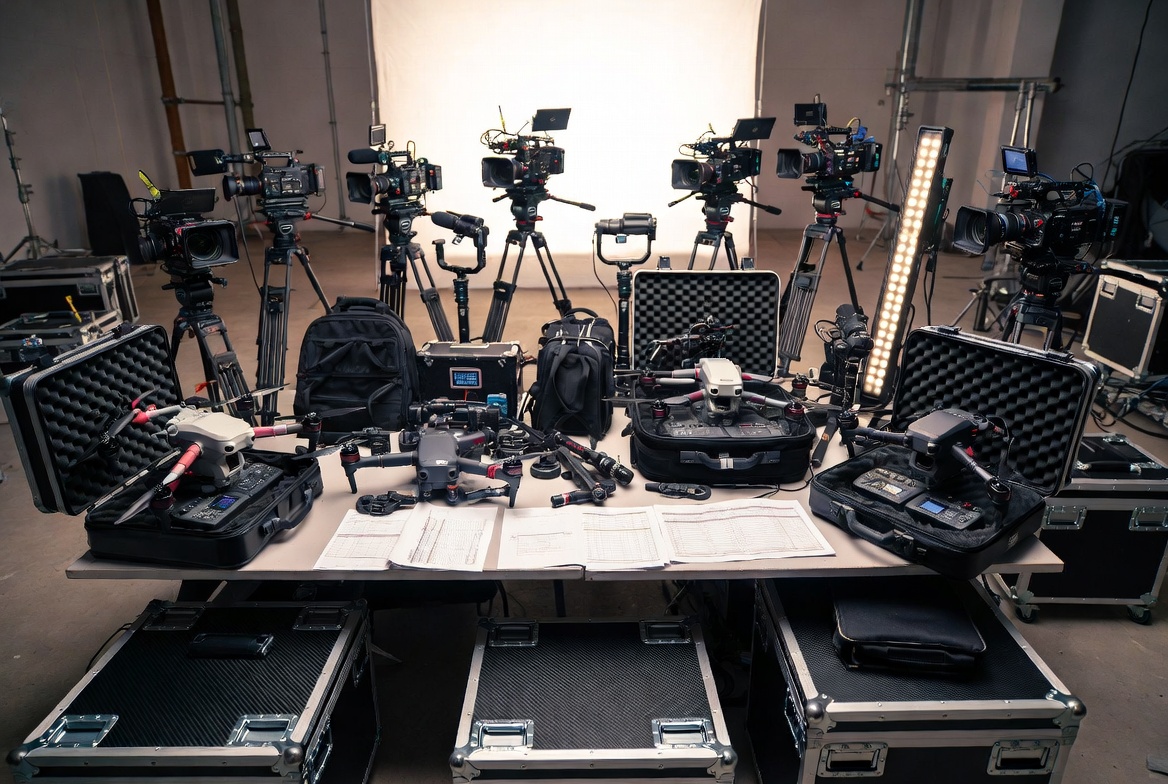 cameras drones and production equipment coverage