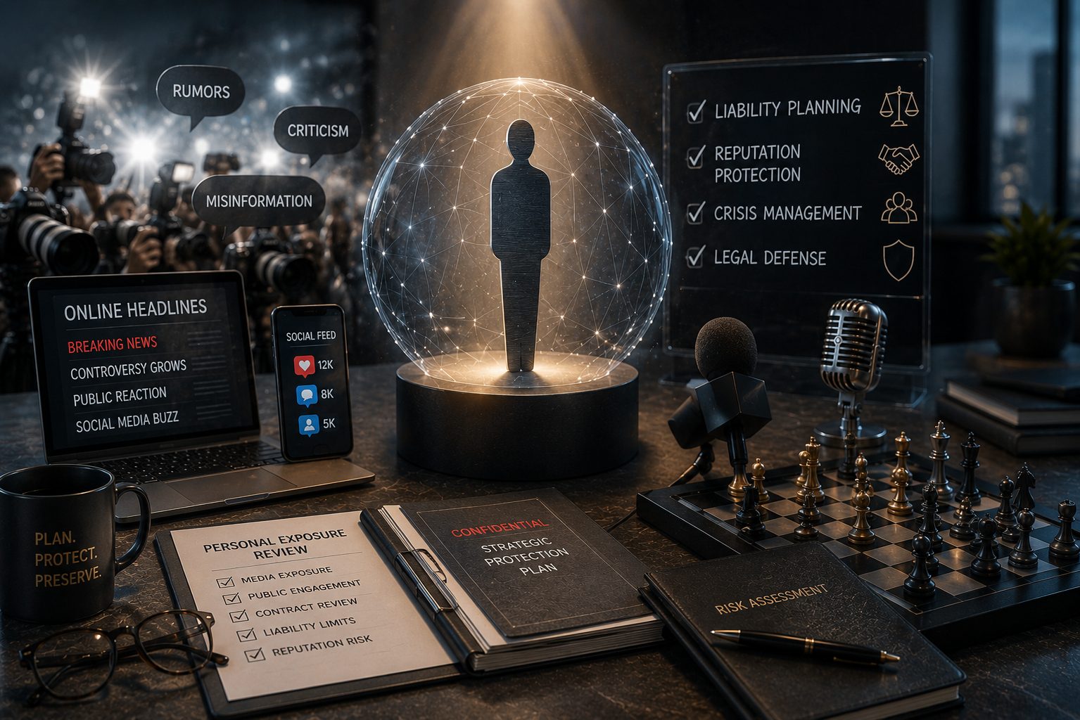 liability planning for public visibility and reputation risk