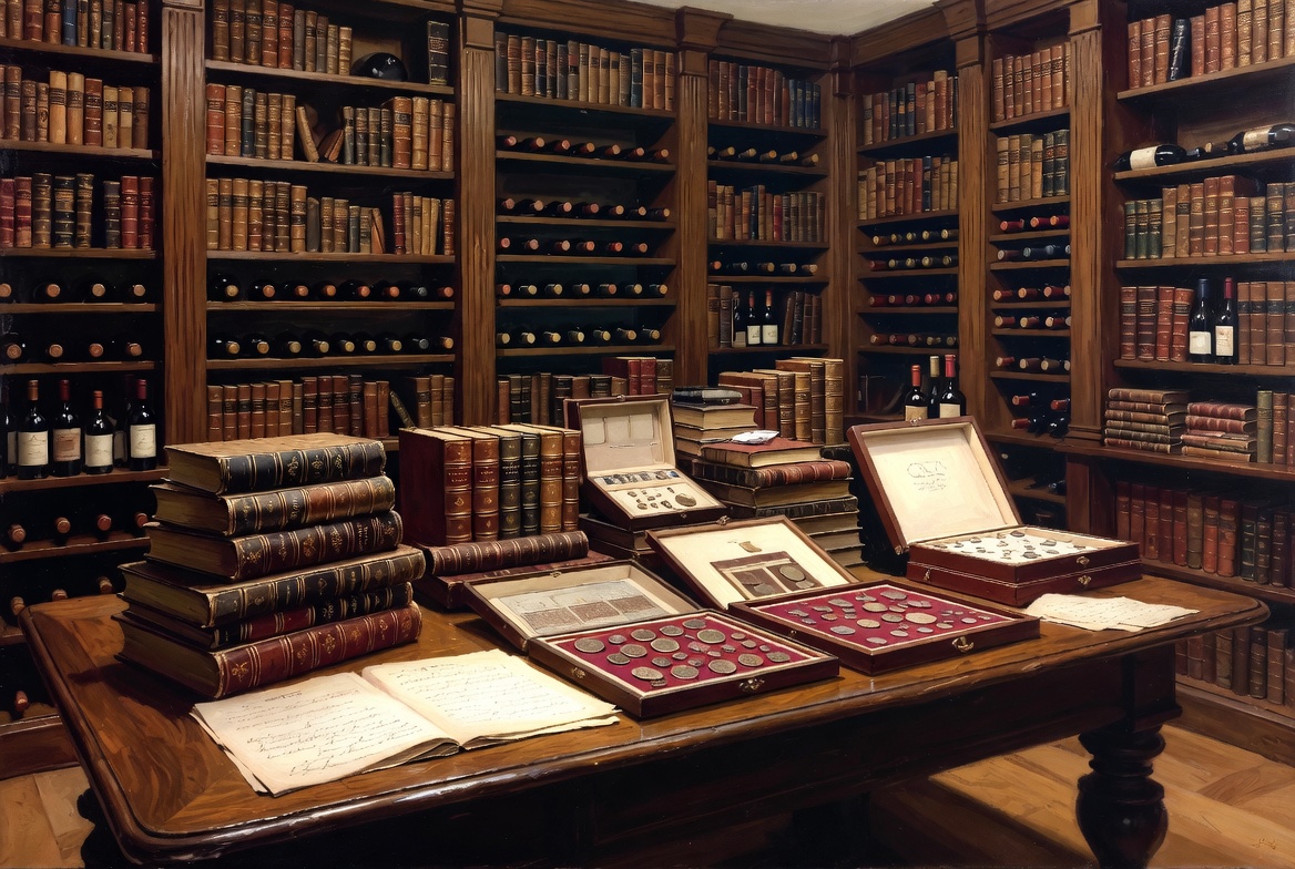 wine rare books coins and specialty collections